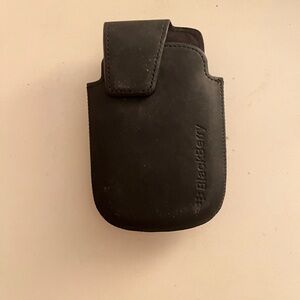 Blackberry Leather Phone Case Belt Clip